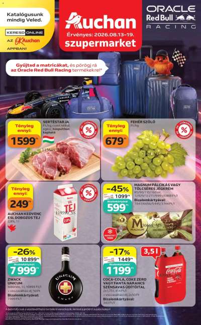 Auchan Szupermarket akciós újság