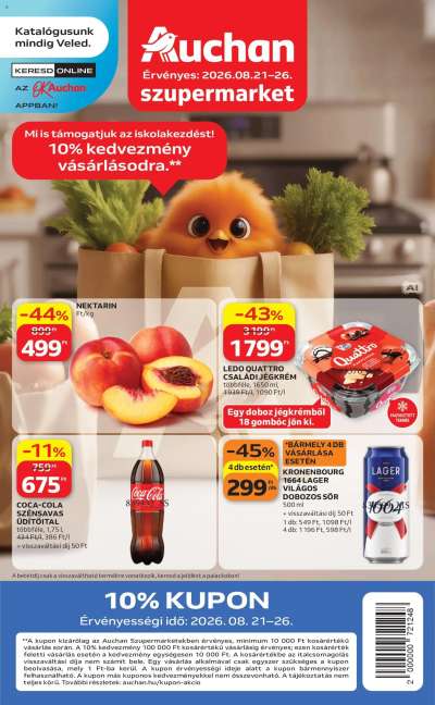 Auchan Szupermarket akciós újság