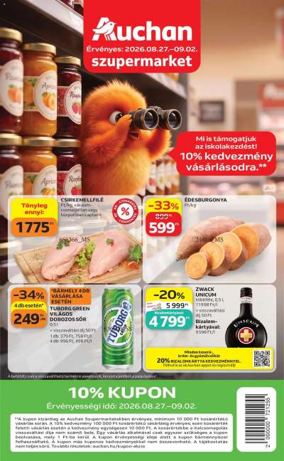 Auchan Szupermarket akciós újság