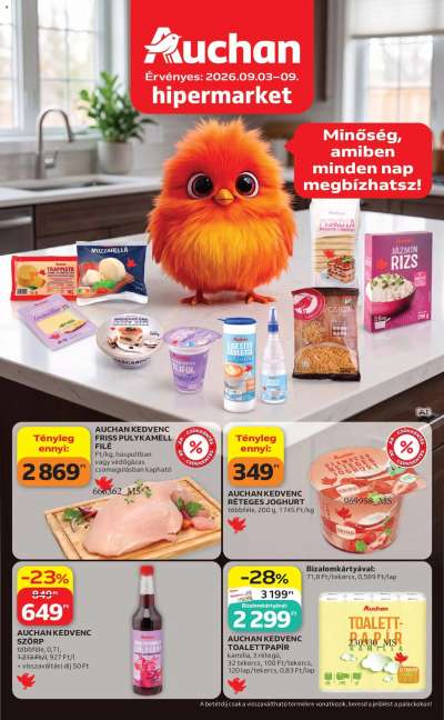 Auchan Saját Márkás termékeink