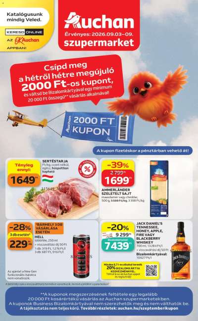 Auchan Szupermarket akciós újság