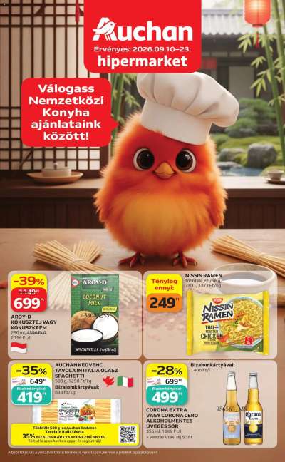 Auchan Nemzetközi konyha ajánlatok