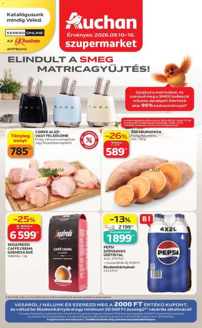 Auchan Szupermarket akciós újság