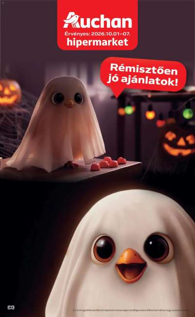 Auchan Halloweeni ajánlatok