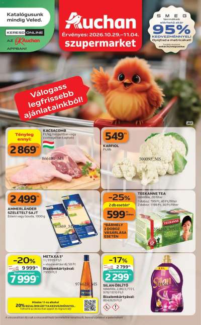 Auchan Szupermarket akciós újság