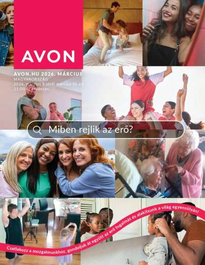 AVON online katalógus 2026 márciusi