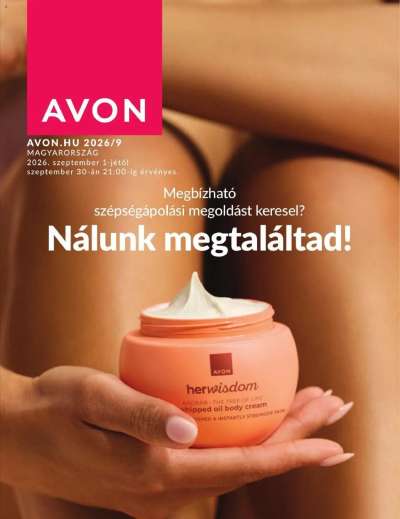 AVON online katalógus 2026 szeptemberi