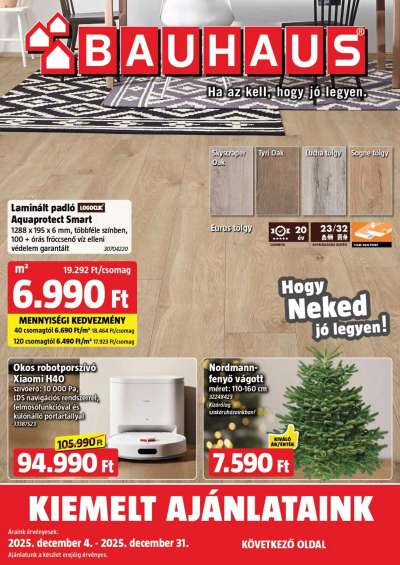 Akciós újság Bauhaus