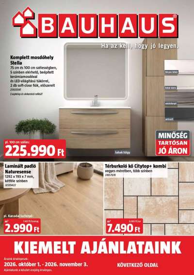 Bauhaus akciós újság