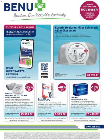 Akciós újság BENU Gyógyszertárak