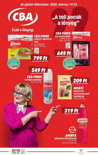 CBA akciós újság