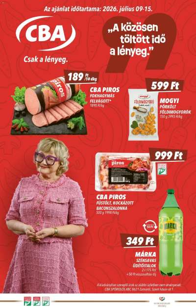 CBA akciós újság