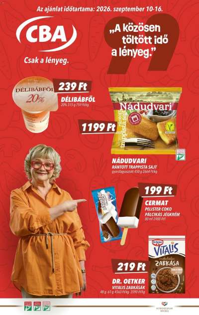 CBA akciós újság