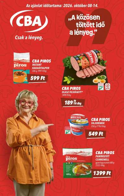 CBA akciós újság