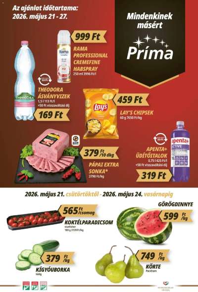CBA Príma akciós újság
