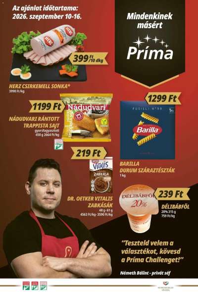 CBA Príma akciós újság