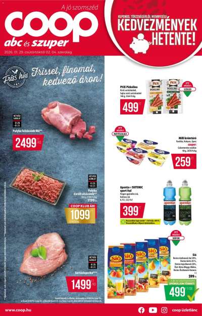 Akciós újság COOP