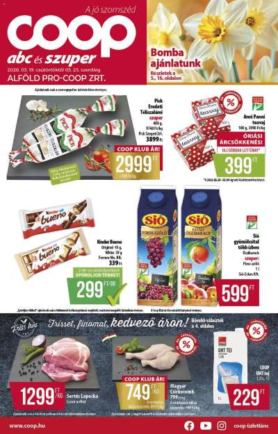 COOP - Abc & szuper / Alföld Pro-Coop Zrt.