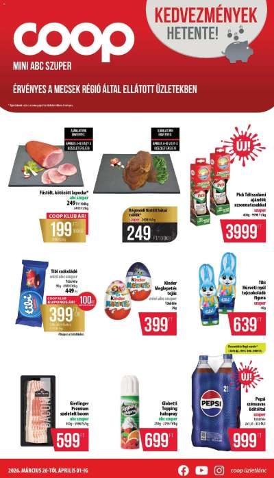 COOP - Mini & Abc & Szuper / Mecsek