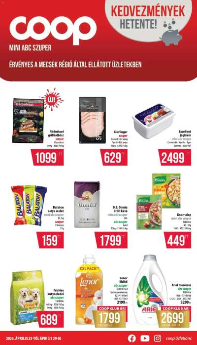 COOP - Mini & Abc & Szuper / Mecsek