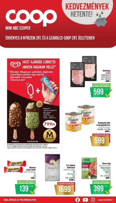 COOP - Mini & Abc & Szuper / Nyírzem