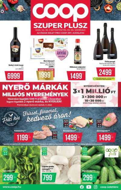COOP - Észak Kelet Pro-Coop Zrt - Szuper Plusz