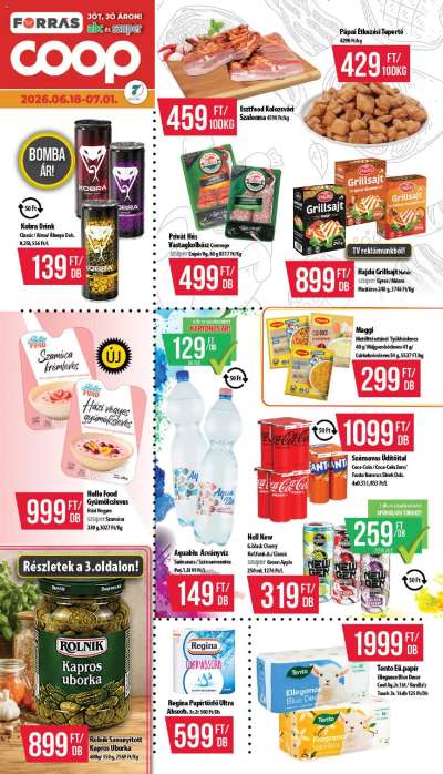 COOP akciós újság