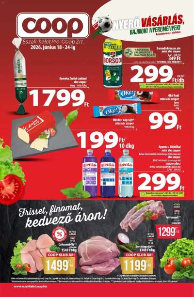 COOP - Újság Észak Kelet Pro-Coop Zrt