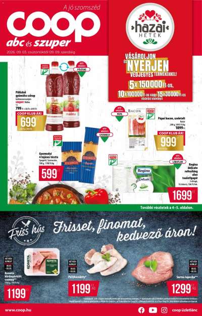 COOP akciós újság