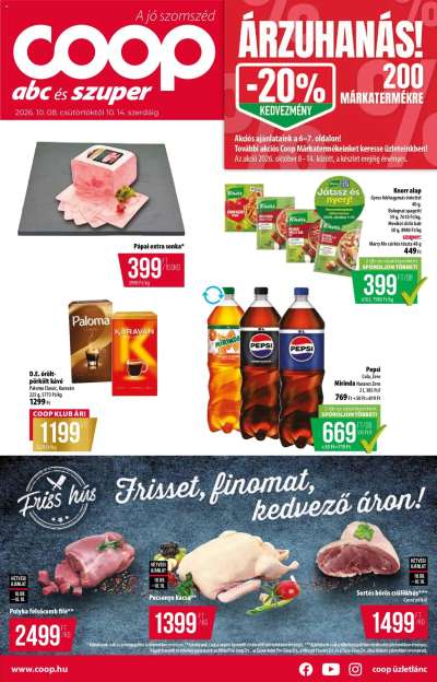 COOP akciós újság