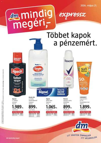DM Drogerie Markt akciós újság