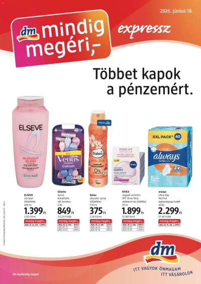 DM Drogerie Markt akciós újság