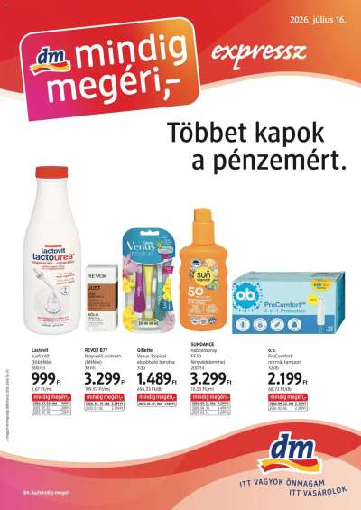 DM Drogerie Markt akciós újság