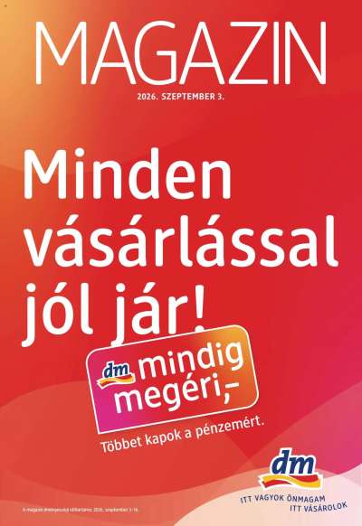 DM Drogerie Markt akciós újság