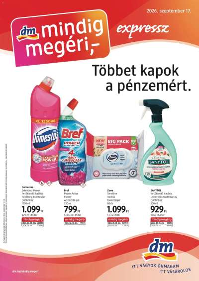 DM Drogerie Markt akciós újság