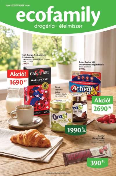 Ecofamily akciós újság