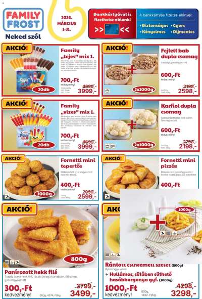 Family Frost akciós újság