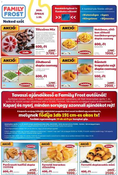 Family Frost akciós újság