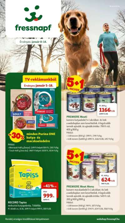 Akciós újság Fressnapf