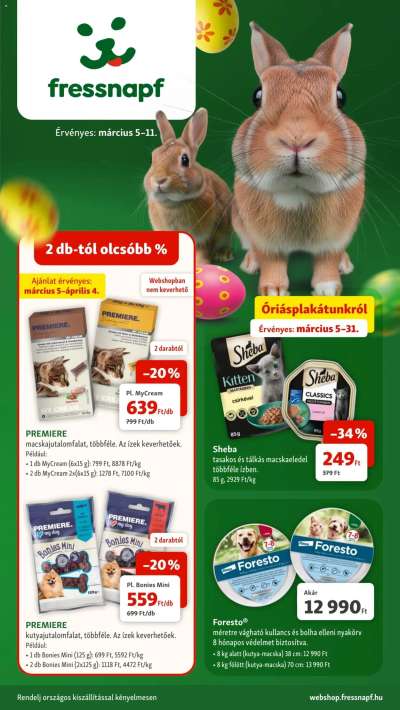Fressnapf akciós újság