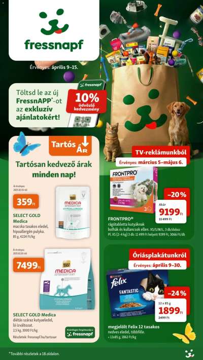 Fressnapf akciós újság