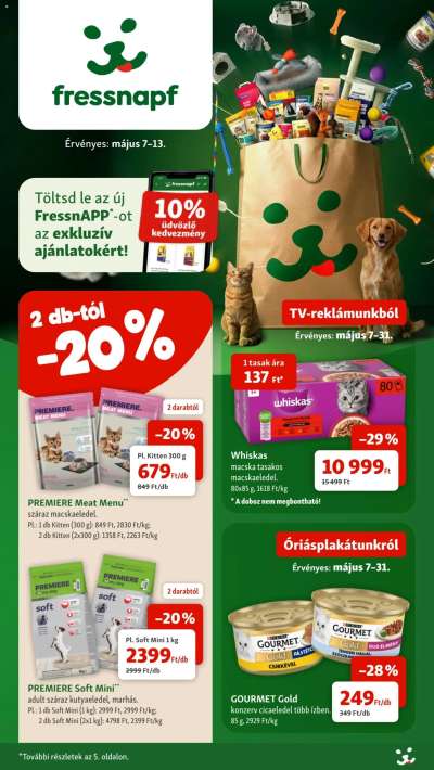 Fressnapf akciós újság
