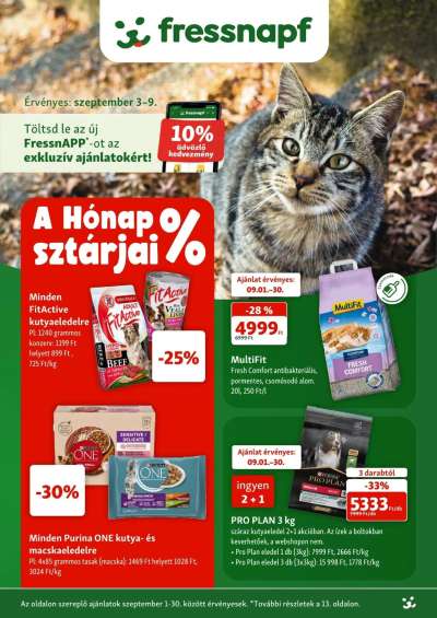 Fressnapf akciós újság