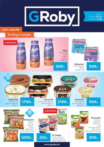 Akciós újság G'Roby