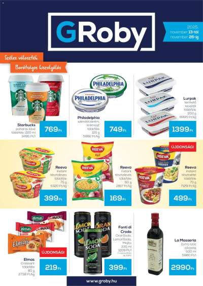 Akciós újság G'Roby