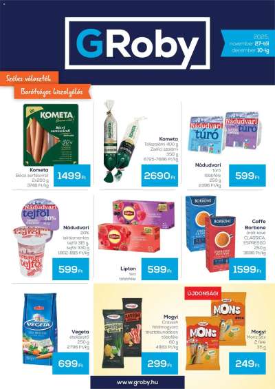 Akciós újság G'Roby