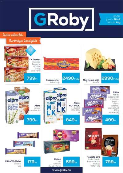 Akciós újság G'Roby