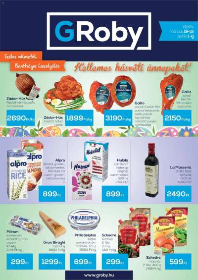 G'Roby akciós újság