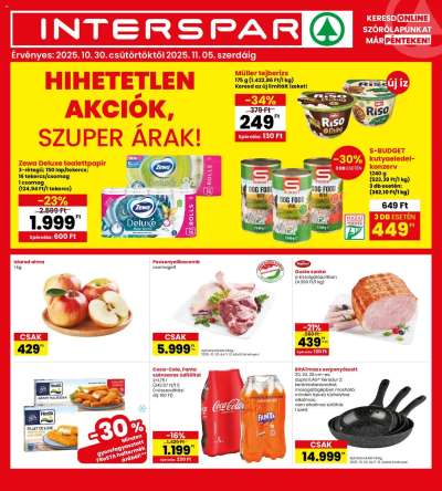 Akciós újság Interspar