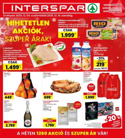 Akciós újság Interspar